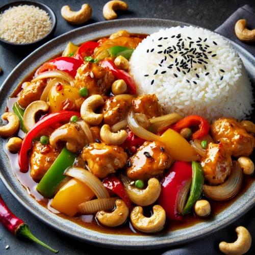 5. Kyckling med cashewnötter